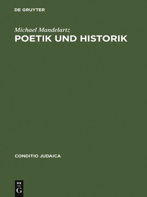 cover image of Poetik und Historik